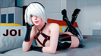2B te programa para masturbarte. JOI hentai español.