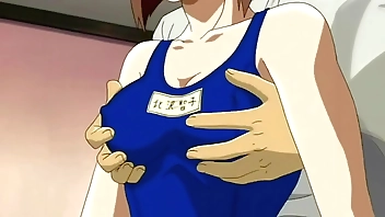 Hentai - Step Father Can't Resist Touching his Young Step Daughter in a Swimsuit [Uncensored]