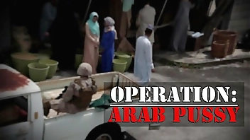 TOUR OF BOOTY - Rag Tag Crew Of American Soldiers Pick Up Some Arab Pussy