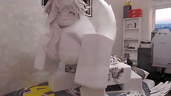 My half-sister in roblox gave me the gift of her body and good sex (animation)