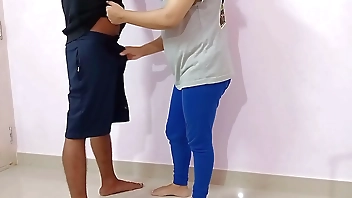 Desi XXX Nepali Indian bhabhi wake up daver and sex with him until creampie  Clear Hindi Voice