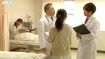 Japanese doctor pumps nippon palace with busty china patient in Tokyo clinic.